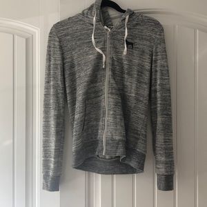 Gray VS PINK zip up hoodie